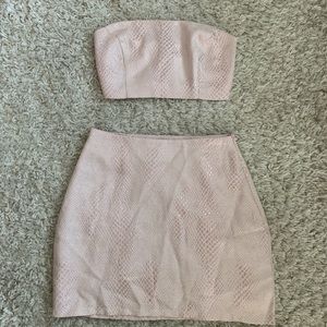 Super Down snakeskin set